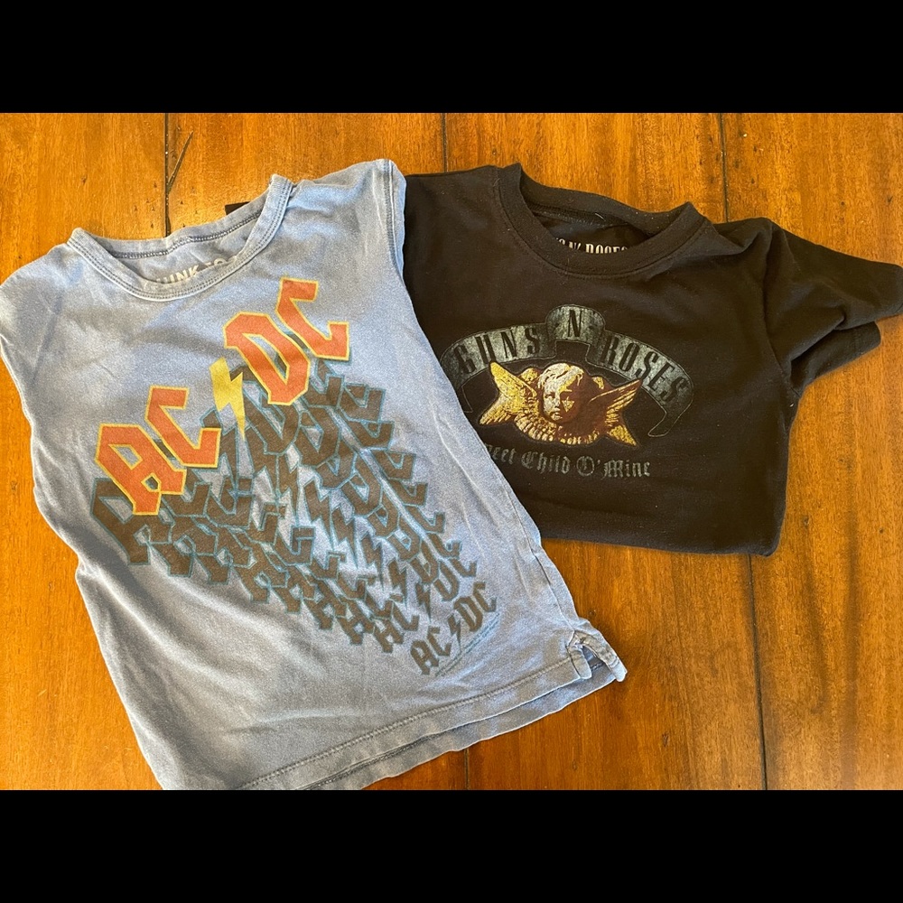 4T Rock Shirts - AC/DC + GNR